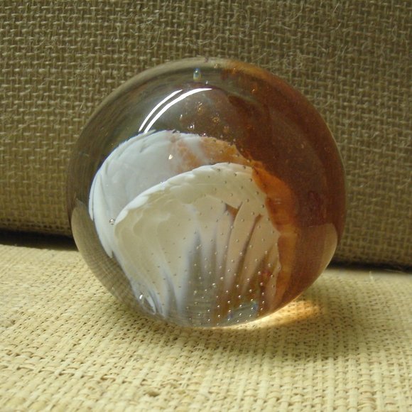 Handmade Other - Art Glass Sphere Paper Weight